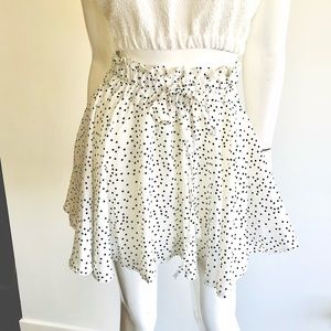 🔹NEW🔹polka dot pattern high waist pleated skirt